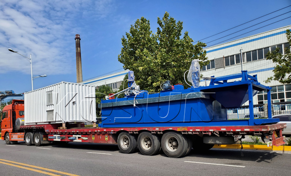 科迅3套油基泥漿處理系統(tǒng)發(fā)往新疆克拉瑪依