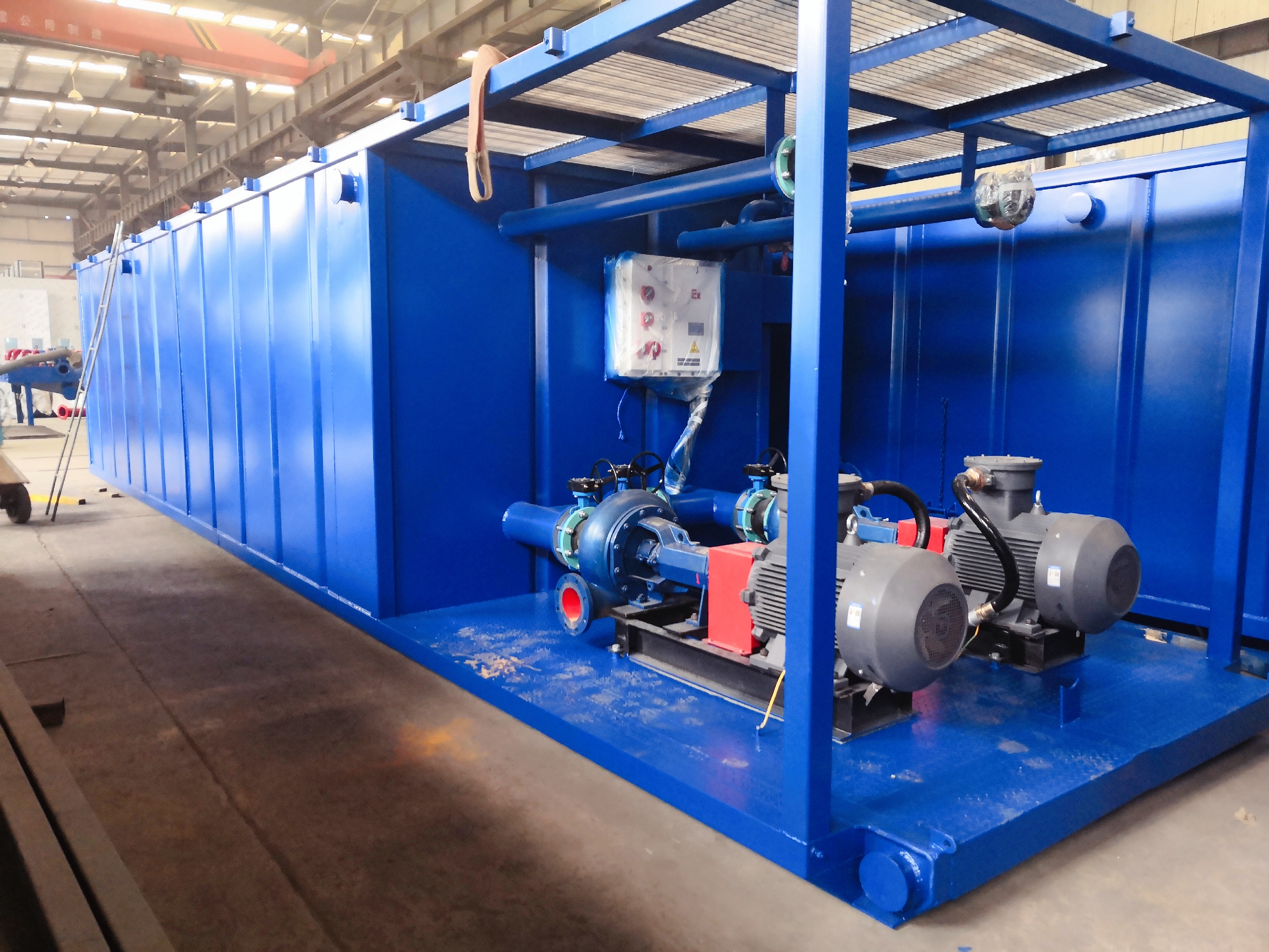 科迅1000HP鉆機固控系統(tǒng)生產完成發(fā)往北非鉆井項目現(xiàn)場