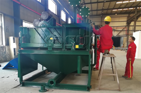 KD-200打樁泥水分離系統(tǒng)可以有效分離尾漿中的固體顆粒