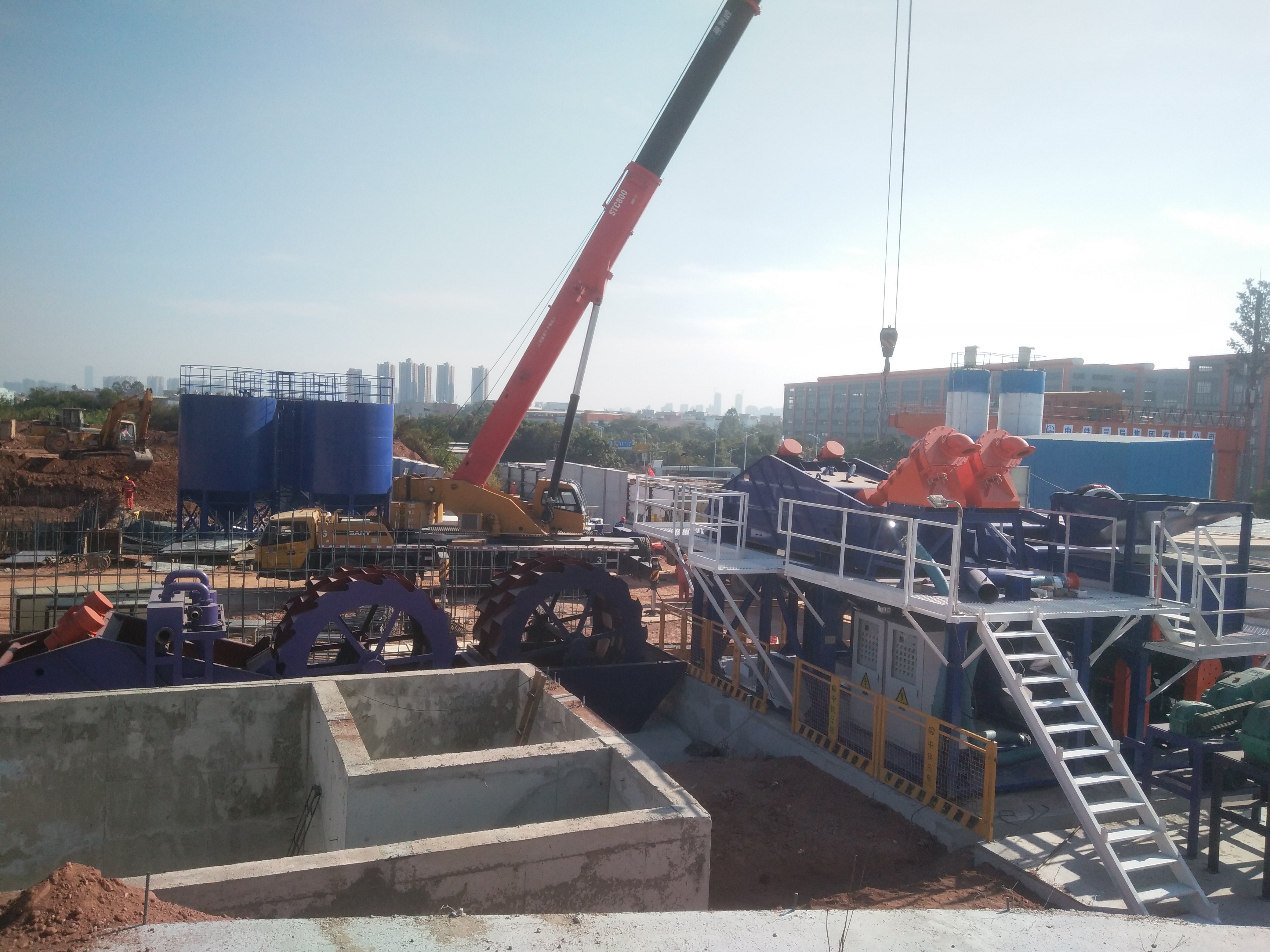 泥水處理系統(tǒng)場地布置及設備選型